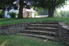 Ernie's house and steps