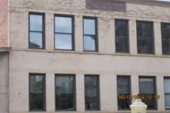 Tucker's office windows